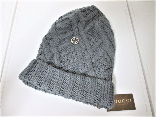 Gucci グッチ Gg柄 エンブレム ニットキャップ ニット帽 ビーニー メンズ M 新品 グッチ Gucci 新品 中古のオークション モバオク