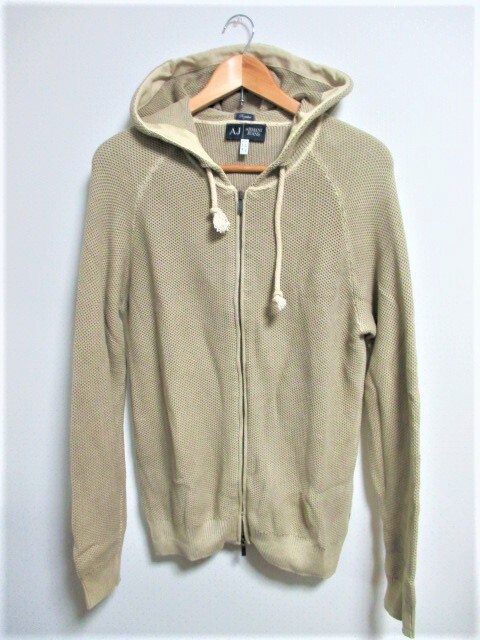 アルマーニジーンズ バック ロゴ ダブルジップ ニット パーカー メンズ ｓ 新品 アルマーニジーンズ Armani Jeans 新品 中古のオークション モバオク