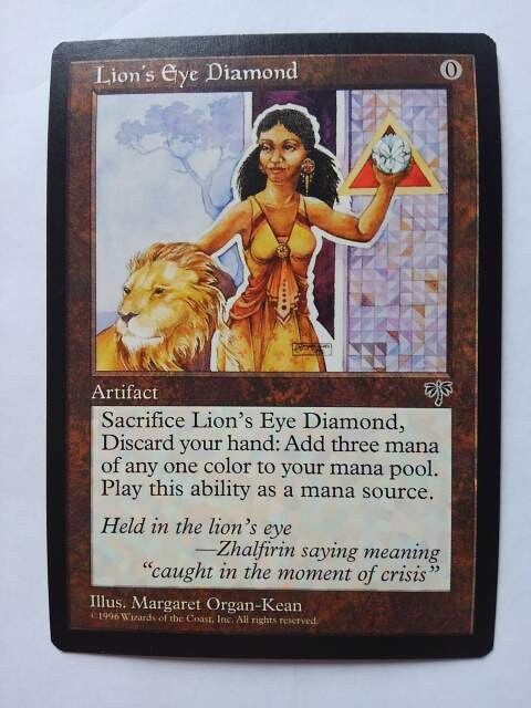 Mtg ライオンの瞳のダイアモンド Lion S Eye Diamond 英語 新品 Mtg ライオンの瞳のダイアモンド Lion S Eye Diamond 英語 新品