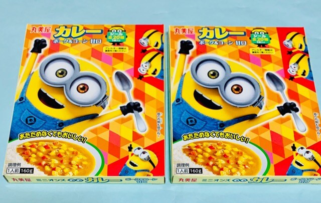 ミニオン カレー ポーク コーン甘口2個 グルメ ドリンク 新品 中古のオークション モバオク